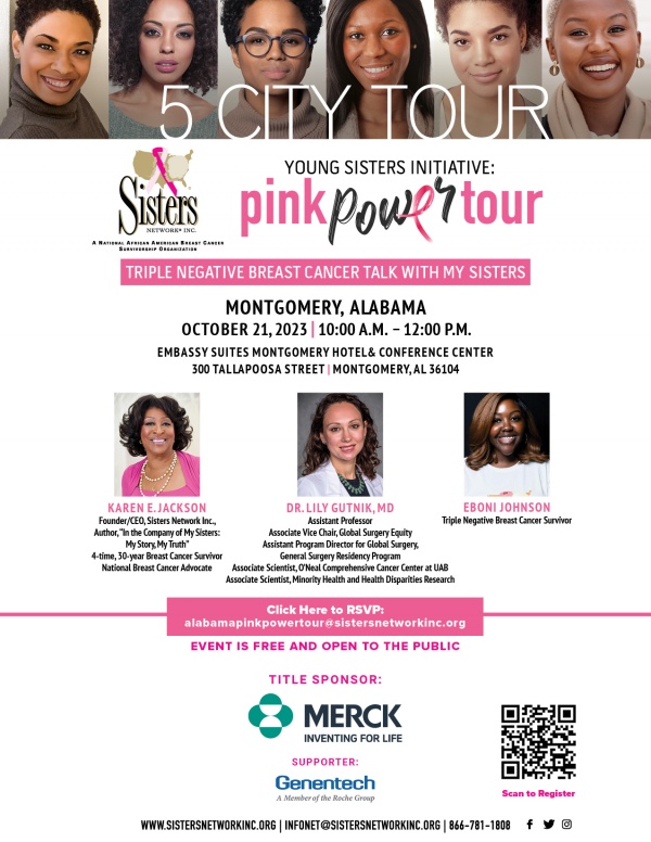 Lamont Partners with Sisters Network Inc. during Breast Cancer